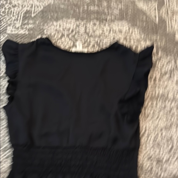 Open Edits Black Ruffle Crop - Picture 5 of 8